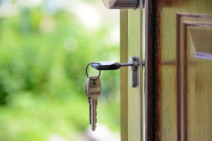 keys in door, buying your first co-op apartment